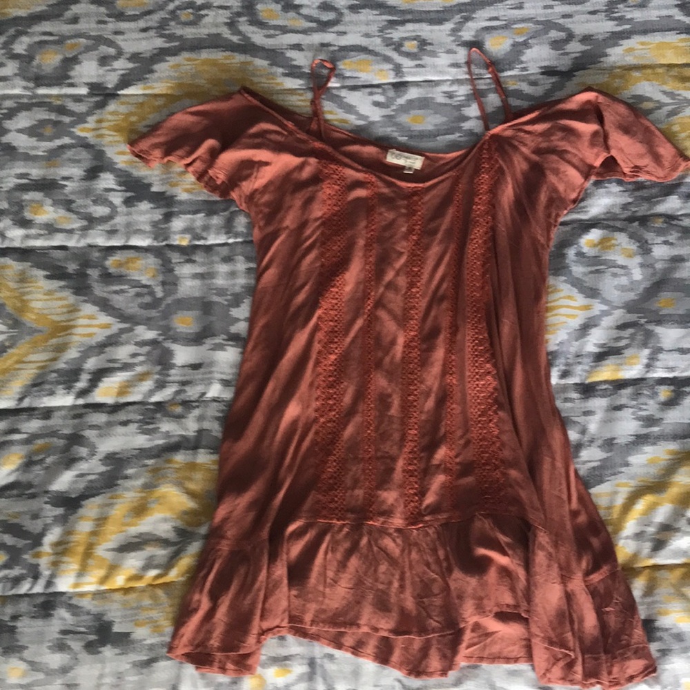 Coral beach dress